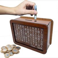 Pinigų dėžutė Kiaulė taupyklė Grynaisiais pinigais taupymas Medinis konteineris Dekoratyvinis Retro Nuimamas surinkimo konteineris Daugiafunkciniai reikmenys Aksesuaras
