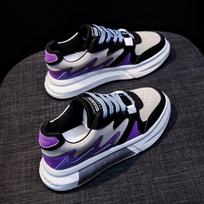 Fashion Fashion Women's Running Shoes Trend 2024 On Offer With Stylish Designer Purple Sports Tennis For Women Flat Casual Canvas 35 violetinė