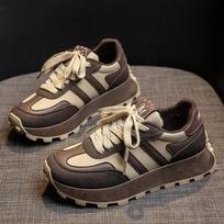 European Dad Shoes Women'S Tide Autumn Thick-Soled Heightening Sports Shoes Retro German Training Shoes 35