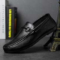 Casual Versatile Bean Shoes Men'S Loafers Lazy Spring Trend One-Pedal Driving Men'S Shoes 39