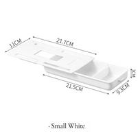 Drawer-type Storage Box Punch Free Storage Invisible Desktop Storage Box Drawer-type Self-adhesive Table Bottom Storage Rack white