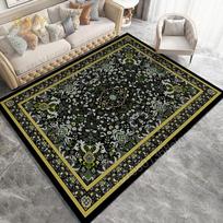 Prabangus Persijos rūmų kilimas Didelio ploto svetainei Namų grindų kilimėlis Dekoracija Vintažinis stalas Sofa Poilsio kavinė Neslystantis Plaunamas kilimas 30x50cm-12x20in