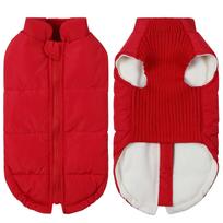 Winter Warm Dog Coat Jacket Windproof Dog Clothes for Small Dogs Padded Clothing Chihuahua Clothes French Bulldog Pet Outfits violetinė