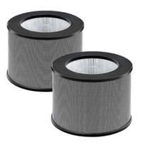 2 paketų pakaitinis filtras, skirtas TaoTronics TT-AP006 oro valytuvui, 3 viename H13 tikrasis HEPA filtras ir aktyvintos anglies filtras CHINA