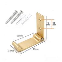 Metal Wall Hanger Foldable Headphones Stand Clothes Organizer Supplies for Home Bedroom Dormitory Headset Hook juoda