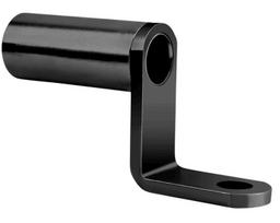 Aluminum Alloy Motorcycle Bicycle Phone Holder Handlebar Stand Bike Phone Stand Rearview Mirror Mount Extender Bracket Clamp black