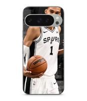 Case - MANIACASE - Google Pixel 9 Pro - Victor Wembanyama - Black - Soft juoda