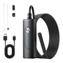 Car Inspection Camera Borescope For Android IOS Hard Pipe Camera Endoscope Camera 2MP Wireless Waterproof WiFi gray