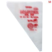 20 vnt. maistinio plastiko apledžio konditerinių maišelių, skirtų dekoruoti pyragus fondantu M pink