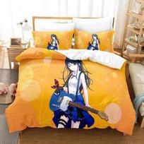 Anime Hoshino Ichika Project SEKAI Bedding Set Duvet Cover Bed Set Quilt Cover Pillowcase Comforter king Queen Size Boys Adult EU Single 135x200cm