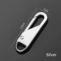 10pcs Detachable Zipper Puller Luggage Backpack Jacket Clothes Metal Zipper Universal Replacement Tab Zippers Head DIY Sewing 10Pcs