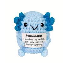 Pocket Hug Happy Doll, Creative Knitting Wool  Doll , Courage Gift, Get Well Soon Gift, Hand-knitted Positive Energy Doll One Size
