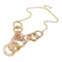 Punk Women Circle Bead Choker Statement Necklace Jewelry Fashion Gifts ADM auksas