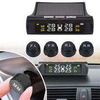 Saulės TPMS / automobilio padangų slėgio monitorius / saulės įkrovimas / padangų slėgio stebėjimo sistema / išorinis jutiklis One Size