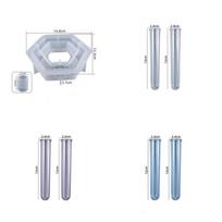 Silicone Flower Vase  Mold  Set Hex Love Shape Plant Propagation Station With Test Tube Flexible Hexagon