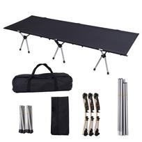 Outdoor Ultralight Portable Folding Sleeping Bed Siesta Break Bed Aluminum Alloy Rod Oxford Cloth Camping Hiking Sleeping Bed juoda