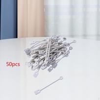 50 Pieces Hair Perm Rods Curling Heatless Professional Curly Elastic Band for