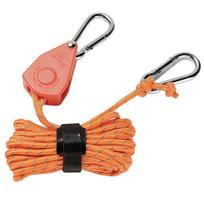 Tent Fastener Rope Adjustable Parachute Nylon Cord Windproof 4mm Guy Lines Reflective for Camping Hiking Survival oranžinė