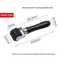 Automobilio garso izoliacijos volelis – antivibracinis medvilninis volelis ratams Small roller, short handle juoda