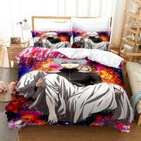 3D Print Anime Tokyo Ghoul Bedding Set Duvet Cover Bed Set Quilt Cover Pillowcase Comforter king Queen Size Boys Adult Bedding 70x133cm 2pcs