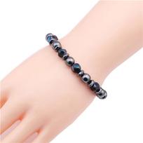 Chakra Hematite Stone Bead Stretch Apyrankės Gydomoji magnetinė terapija Svorio metimas