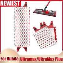 For Vileda UltraMax High Quality Microfiber Floor Mop Pad Reusable Flat Spin Mop Cloth Replacement Quick Drying Machine Washable 1PCS