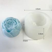 3D Rožės Žvakė Silikoninė Forma Bijūnų Gėlių Žvakė Aromaterapija Gipso Muilo Derva Gimtadienio Vestuvių Dovanos Namų dekoras M