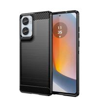 For Motorola Moto G85 Case Motorola Moto G85 Cover Shockproof Silicone Brushed TPU Protective Phone Back Cover Motorola Moto G85 Moto G85 juoda