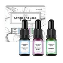 10 ml eterinio aliejaus buteliukas žvakių dažiklis 3 spalvų derinys rinkinys žvakių dažai skirti pasidaryk pats rankų darbo žvakių gamybai 10ml