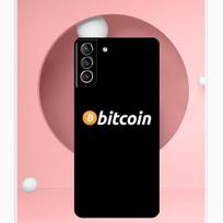 Bitcoin BTC Case For Samsung Galaxy S24 S23 S22 Ultra Note 10 Plus Note 20 S9 S10 S20 S21 FE Back Cover Galaxy S21 brown