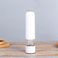 Automatic Salt and Pepper Grinder, Electric Spice Mill, Adjustable Coarseness Kitchen Gadgets white