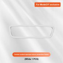 Car Rear View Mirror Cover for Tesla Model 3 Y S X Central Control Screen Protector Silicone Rubber Case Interior Accessories
