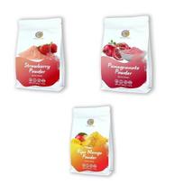 Saipro's EATERY HARVEST Strawberry Powder, Ripe Mango Powder & Pomogrenate Powder Combo of 3 each 200 gm =600 g| For Bevarages, Mocktail cocktail mix