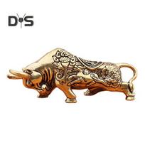 Kinų Zodiako Ornamentas Lygus Žalvario Raktų Pakabukas Papuošalas Pasidaryk Pats Pakabukas Krepšio Dekoravimo Pakabukas Neša Sėkmę Klestėjimą Stalo Gyvūnų Figūrėlė Ox