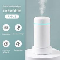 USB mini drėkintuvas: Kompaktiškas stalo arba automobilinis purkštuvas namų naudojimui white