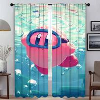 K-KirbyS Blackout Curtain for Room 2 Panel Modern Living Room Curtains Home Interior Curtains Shades Tulle for Bedroom Partition W50xH70cmx2pcs-CL
