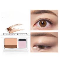 Lazy Two-tone Gradient Pearl Eyeshadow Earth Color Waterproof eyeshadow