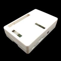 Raspberry Pi 3B+ ABS skaidrus korpusas housing balta