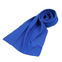 Summer Reusable Sport Fitness Yoga Chill Cooling Ice Face Quick-Dry Cold Towel ARI 30*80cm tamsiai mėlyna spalva
