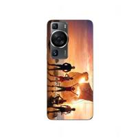 Coque - MANIACASE - Huawei P60 - Noir - One Piece - Souple