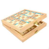 Medinis Sudoku stalo žaidimų rinkinys visoms amžiaus grupėms mėlyna