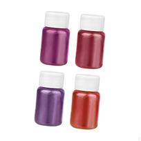 4 Pieces Pearlescent Mica Powder Shimmer Glitter Pigment for Soap Making Style B