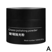 80g Glass Polish Cerium Oxide Powder Car Window Polishing Powder Tool Remove Rare Powder Repair Composite Glass Mirrors J3Y0 gray