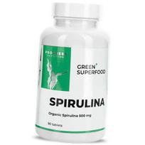 Spirulina, Spirulina 500, Progress Nutrition 90 tab. (71461002) 90tab