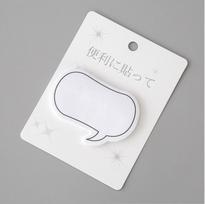1 Piece Cute Kawaii Dialog Sticky Notes Creative Notepad Memo Pads Office School Supplies Stationery Stickers Adhesive