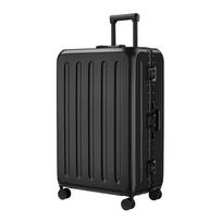 Yongsheng 28  didelis aliuminio rėmo lagaminas su tyliais ratukais, 24  apsaugotas nuo kritimo vežimėlis su slaptažodžio dėklu 20-inch Horizontal
