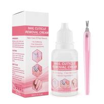 Odelės šalinimo rinkinys su odelių šalinimo stūmikliu, skirtas nagų salonui, naudojimui namuose 30 ml One Size white
