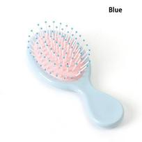 Cartoon Air Bag Hair Comb Mini Cute Head Massager Anti Static Styling Accessories Wet And Dry Portable Travel Hair Brush Gift mėlyna