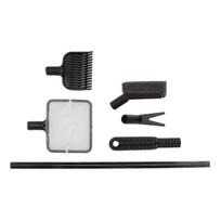 Fish Tank Cleaning Brush 4 in 1 Long Handle Aquarium Cleaning Kit for Mini Glass Tank white