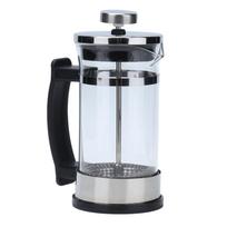 350ml rankinio virimo kavos presas, karščiui atsparus kavos ir arbatos virimo puodas, virdulys namams ir biurui black